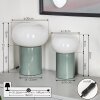 Godrie Tafellamp - Set van 2 Turquoise, 2-lichts