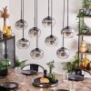 Apedo Hanger - Glas Duidelijk, Rookkleurig, 8-lichts