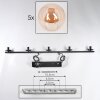 Gastor Hanglamp - Glas Amber, 5-lichts