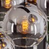 Koyoto Hanger - Glas Duidelijk, Rookkleurig, 8-lichts