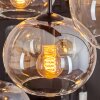 Apedo Hanger - Glas Amber, Duidelijk, 8-lichts