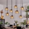 Apedo Hanger - Glas Amber, Duidelijk, 8-lichts