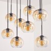Apedo Hanger - Glas Amber, Duidelijk, 8-lichts