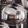 Apedo Hanger - Glas Rookkleurig, 8-lichts