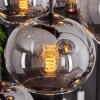 Apedo Hanger - Glas Rookkleurig, 8-lichts