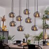 Apedo Hanger - Glas Rookkleurig, 8-lichts