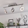 Altamahaw Plafondlamp LED Zilver, 3-lichts