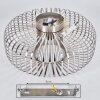Wemude Plafondlamp Zilver, 1-licht