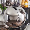 Koyoto Hanger - Glas Chroom, Rookkleurig, 8-lichts