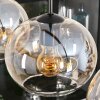 Apedo Hanger - Glas Amber, Duidelijk, 5-lichts