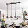 Apedo Hanger - Glas Duidelijk, Rookkleurig, 4-lichts