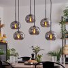 Apedo Hanger - Glas Rookkleurig, 6-lichts