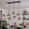 Apedo Hanger - Glas Duidelijk, Rookkleurig, 6-lichts