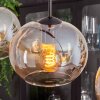 Apedo Hanger - Glas Amber, 3-lichts