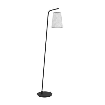 Eglo ALSAGER Staande lamp Zwart, 1-licht