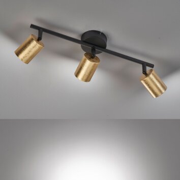 Fischer & Honsel Vano Plafondlamp LED Zwart, 3-lichts