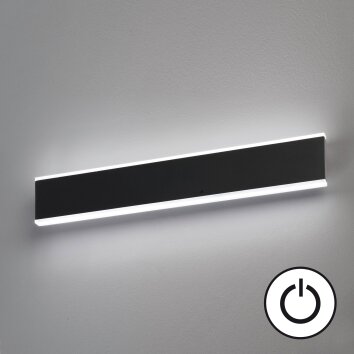 Fischer & Honsel Muur Muurlamp LED Zwart, 1-licht