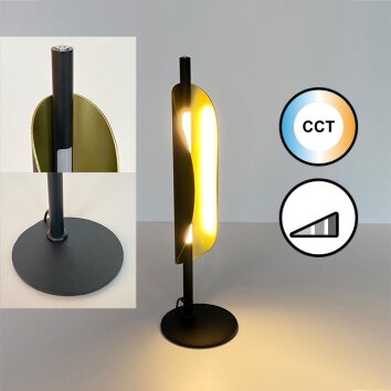 Fischer & Honsel Skal Tafellamp LED Zwart, 1-licht