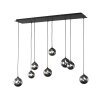 Fischer & Honsel Bala Hanglamp LED Zwart, 8-lichts