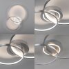 Leuchten-Direkt ASMINA Plafondlamp LED Zilver, 2-lichts