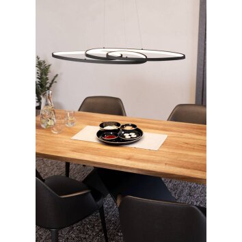 Eglo GIANELLA Hanger LED Zwart, 1-licht