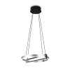 Trio Thompson Hanglamp LED Aluminium gebürstet, 1-licht, Afstandsbediening, Kleurwisselaar