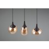 Trio Lumina Hanglamp Zwart, 3-lichts
