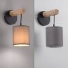 JUST LIGHT GERDA TRIBU Muurlamp Natuurlijke kleuren, Zwart, 1-licht