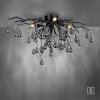 Paul Neuhaus ICICLE Plafondlamp Zwart, 4-lichts