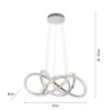 Paul Neuhaus KIRIBI Hanglamp LED Chroom, 1-licht