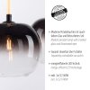 Paul Neuhaus LUMA Hanglamp Zwart, 3-lichts