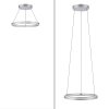 Paul Neuhaus PURE E-LOOP Hanglamp LED Zilver, 2-lichts, Afstandsbediening