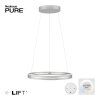 Paul Neuhaus PURE E-LOOP Hanglamp LED Zilver, 2-lichts, Afstandsbediening