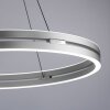 Paul Neuhaus PURE E-LOOP Hanglamp LED Zilver, 2-lichts, Afstandsbediening