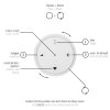 Paul Neuhaus PURE E-MOTION Hanglamp LED Zilver, 1-licht, Afstandsbediening