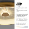 Leuchten-Direkt VERTIGO Plafondlamp LED Goud, 1-licht, Afstandsbediening