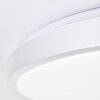Brilliant Livius Plafondlamp LED Zilver, 1-licht, Afstandsbediening