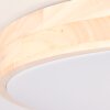 Brilliant Slimline Plafondlamp LED Wit, 1-licht, Afstandsbediening