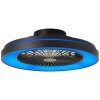 Brilliant Mazzaro plafondventilator LED Zwart, 1-licht, Afstandsbediening, Kleurwisselaar