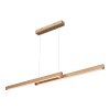 Mixto Hanglamp LED Chroom, Natuurlijke kleuren, 2-lichts