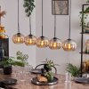 Apedo Hanger - Glas Amber, 5-lichts