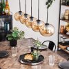 Apedo Hanger - Glas Amber, 5-lichts