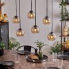 Koyoto Hanger - Glas Amber, Duidelijk, 6-lichts