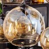Koyoto Hanger - Glas Amber, Duidelijk, 8-lichts