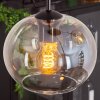 Apedo Hanger - Glas Amber, Duidelijk, 3-lichts