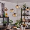 Apedo Hanger - Glas Amber, Duidelijk, 3-lichts