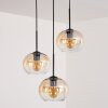 Apedo Hanger - Glas Amber, Duidelijk, 3-lichts