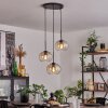 Apedo Hanger - Glas Amber, Duidelijk, 3-lichts