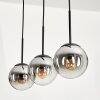 Gastor Hanger - Glas Chroom, Duidelijk, Rookkleurig, 3-lichts