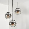 Gastor Hanger - Glas Chroom, Duidelijk, Rookkleurig, 3-lichts